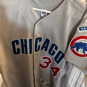 Russell Athletic Gray Chicago Jersey